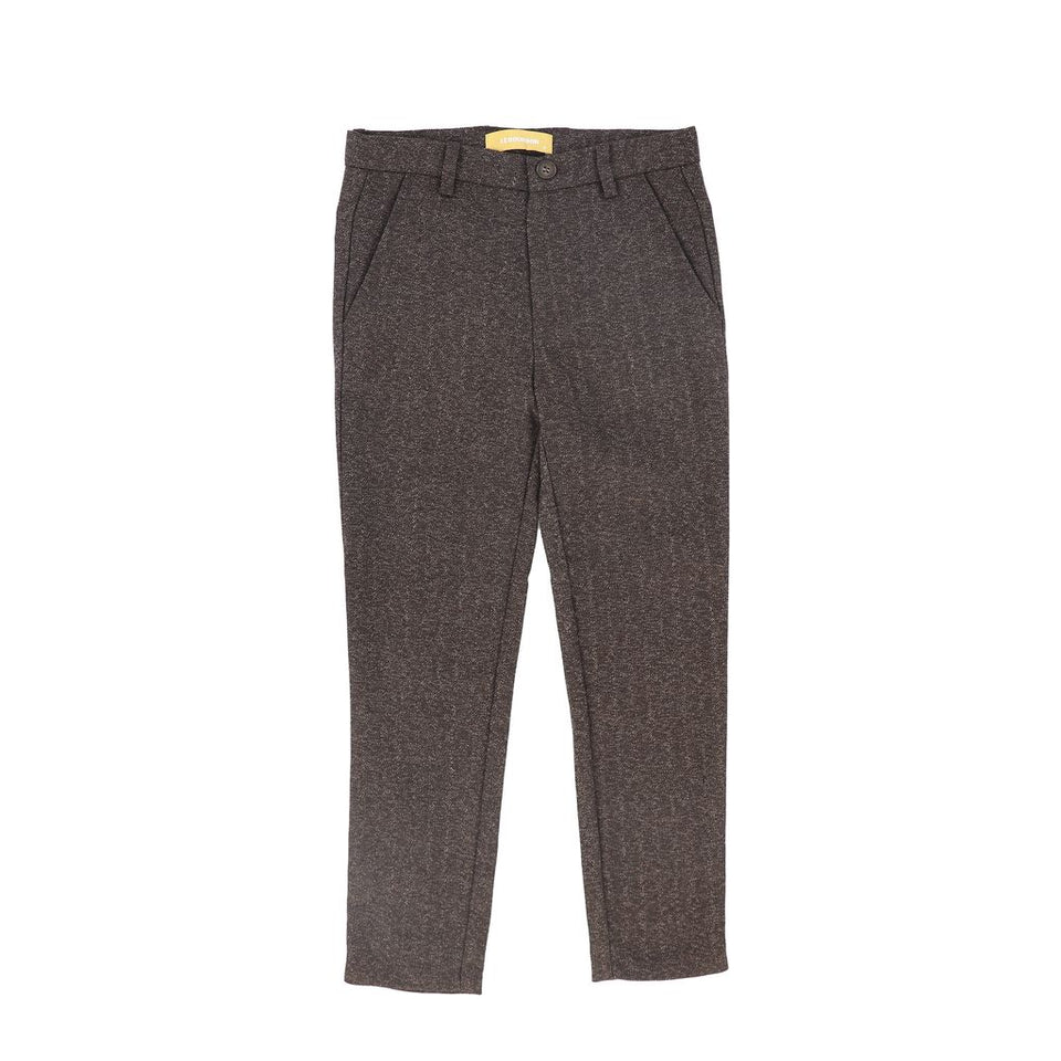 Le Bourdon Brown Textured Pants