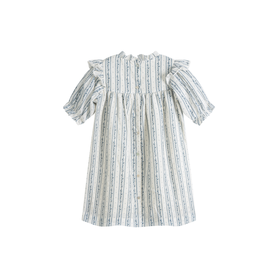 Cera Una Volta Raffaella Blue Stripe Dress
