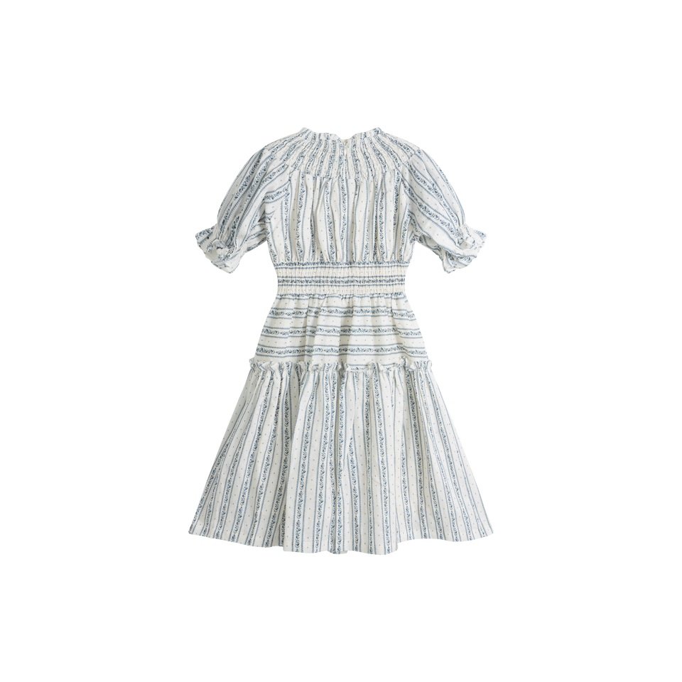 Cera Una Volta Evelina Blue Stripe Dress
