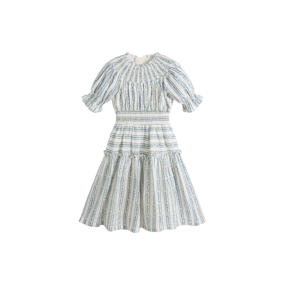 Cera Una Volta Evelina Blue Stripe Dress
