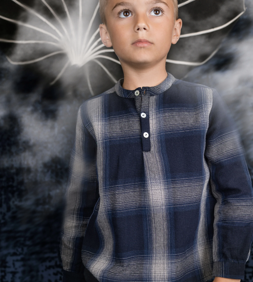 Noma Blue Plaid Shirt