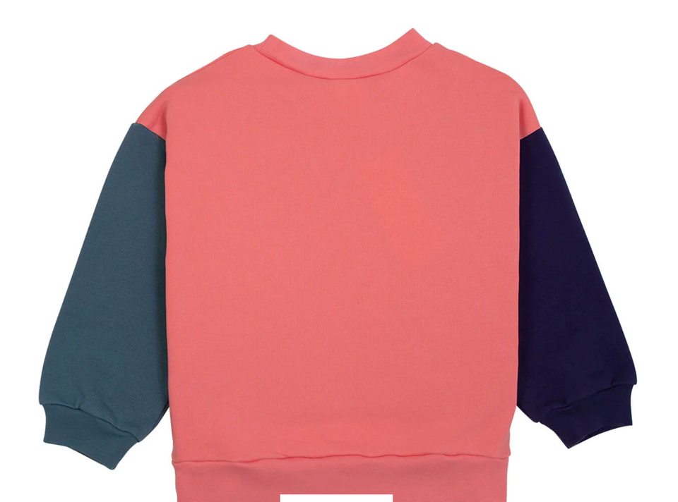 Wynken Hot Pink Colorblock Sweatshirt