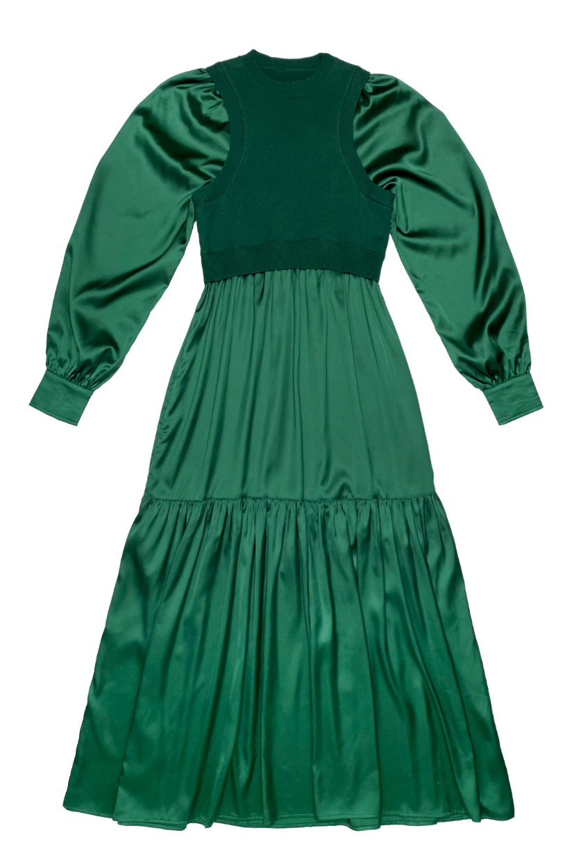 Elle Oh Elle Green Audrey Dress