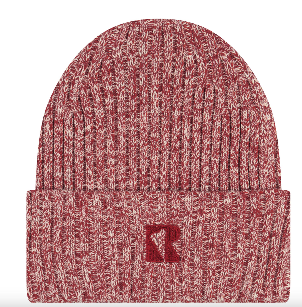 Retrokid Raspberry/Cream Knitted Cuff Hat