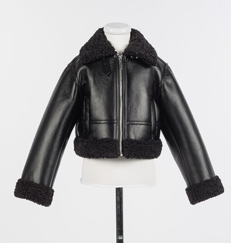 Twinset Black Fur Trim Jacket