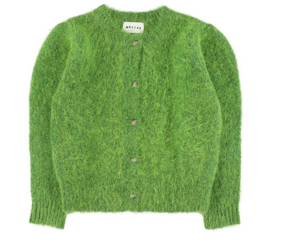 Morley Volga Green Cardigan