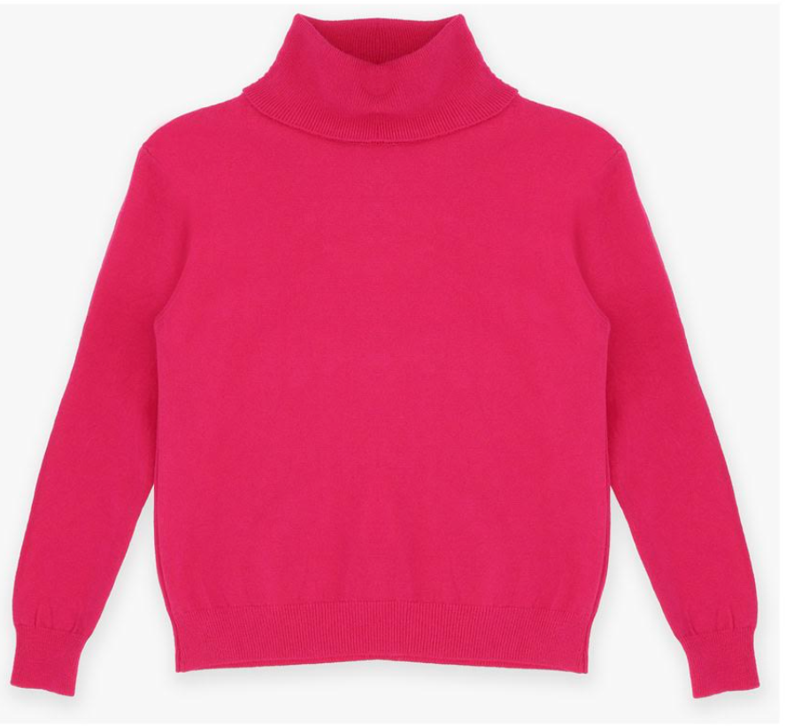 Dixie Ciliegia Pink Turtleneck