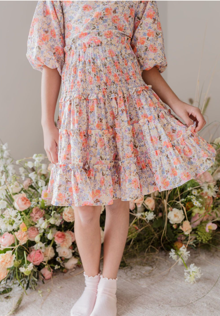 Steph Spring Bloom Voile Skirt