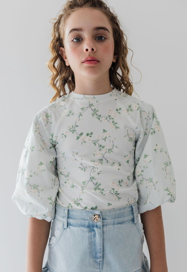 Steph Cream Bud Denim T-shirt