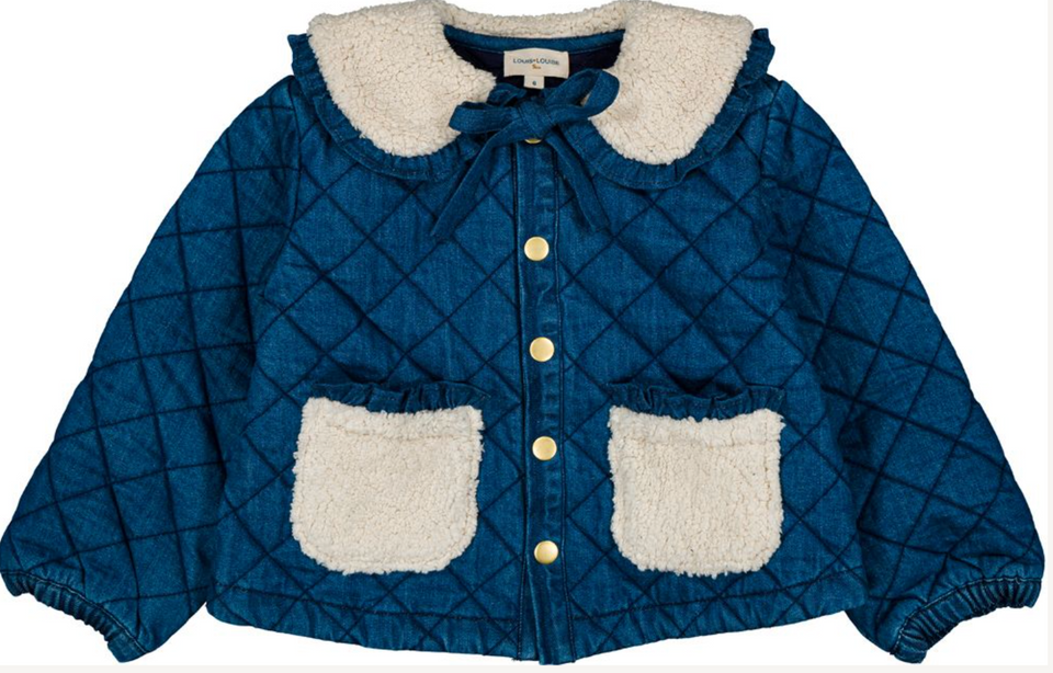 Louis Louise Blue Denim Carda Jacket