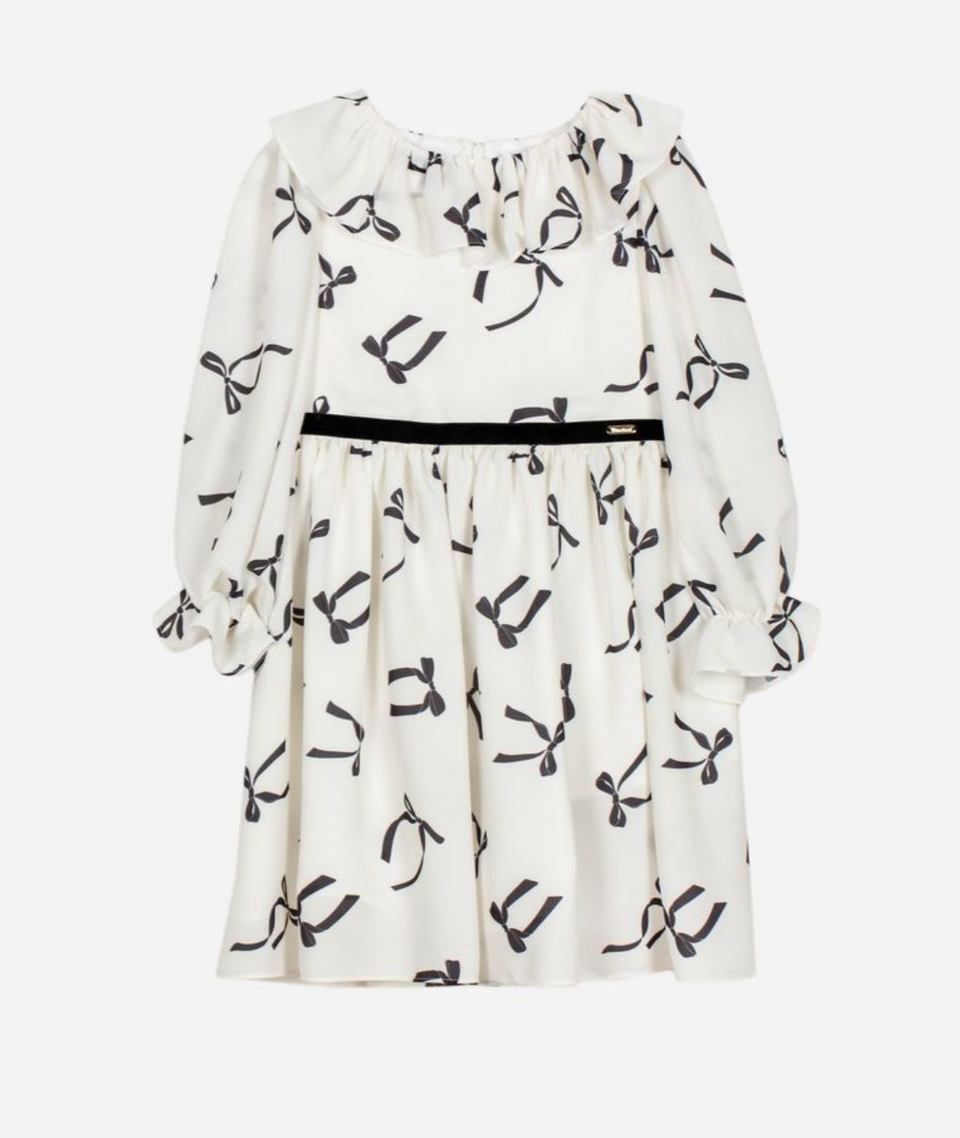 Patachou Black Bows Dress