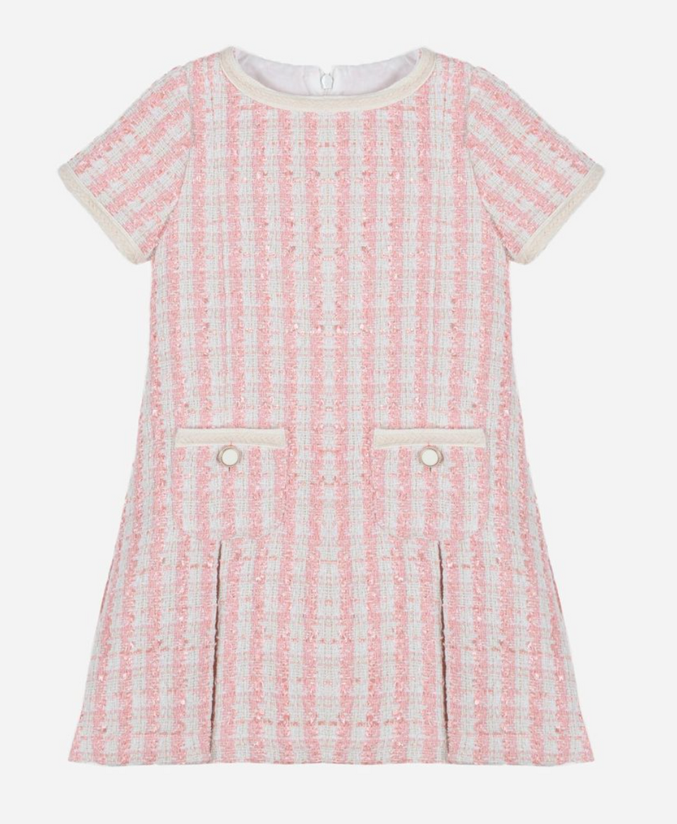 Patachou Pale Pink Woven Dress