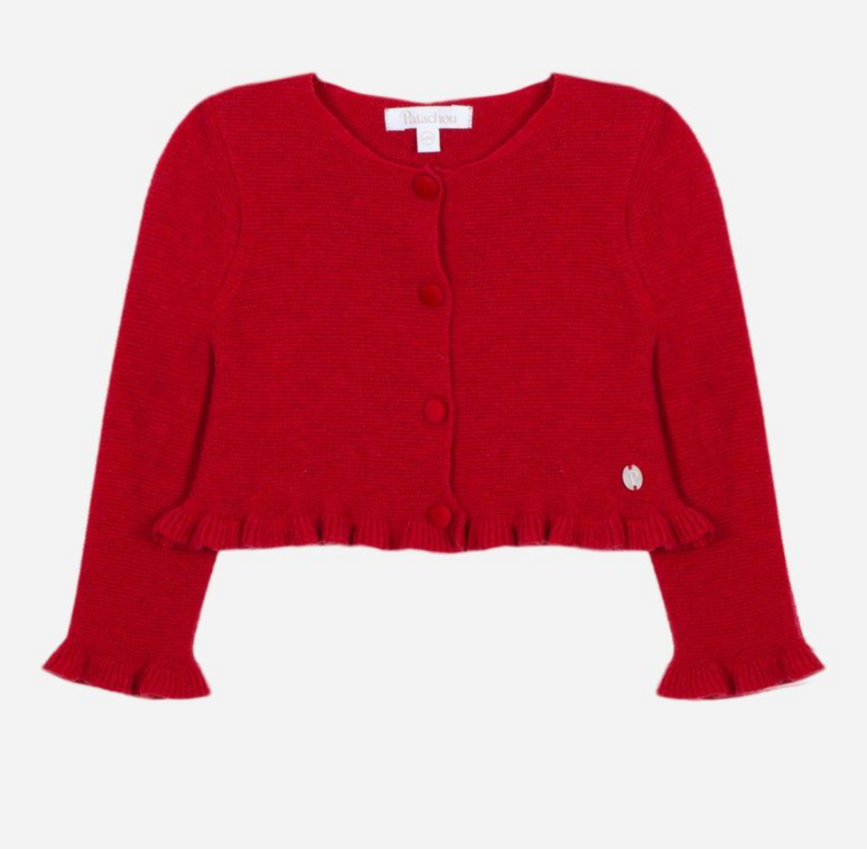 Patachou Red Cardigan