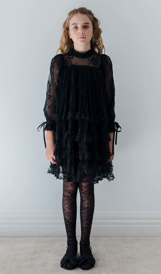 Petite Amalie Black Gisele Dress