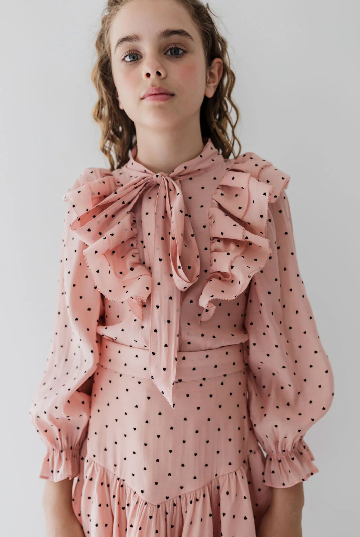Petite Amalie Rose Pink Amelia Blouse
