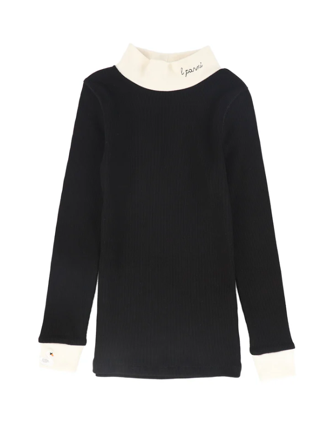 Little Parni Black LP Turtleneck