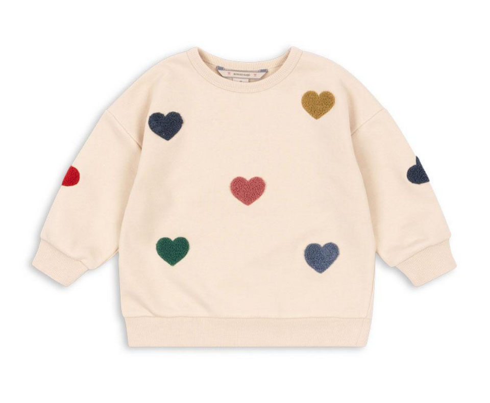 Konges Slojd Multi Heart Sweatshirt