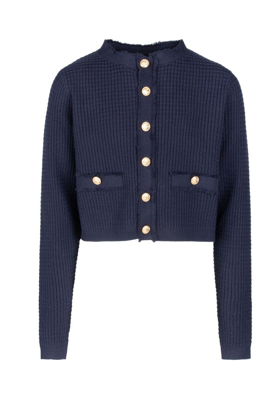 Poet Dahlia Navy Knit Cardigan