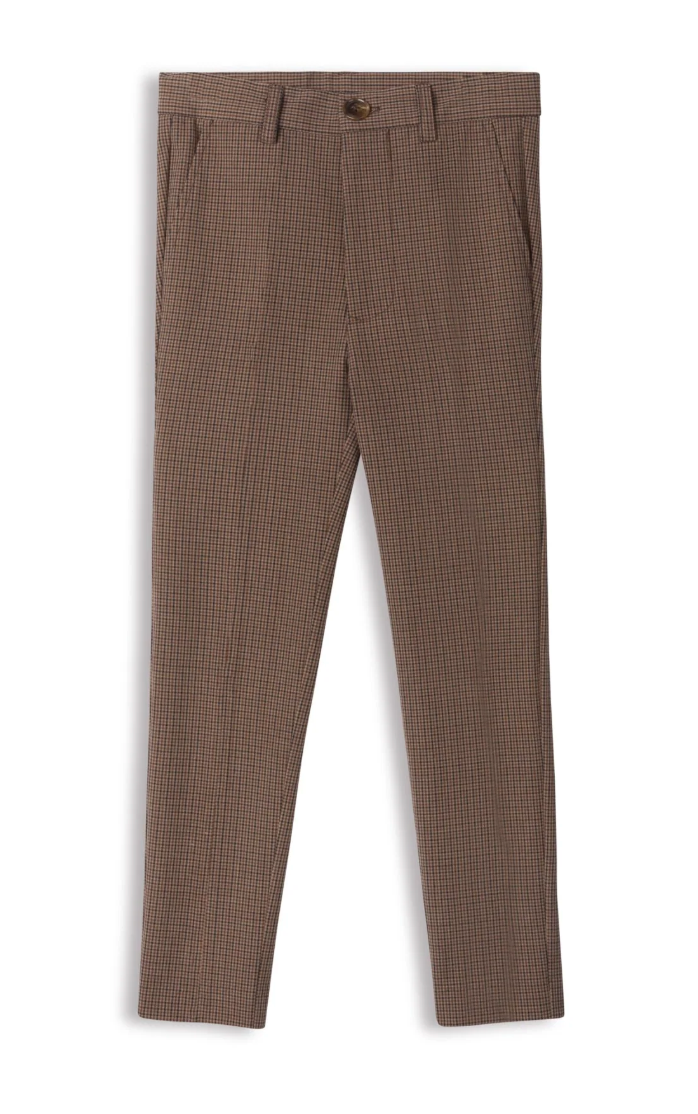 Looms Brown/Navy Woven Pants