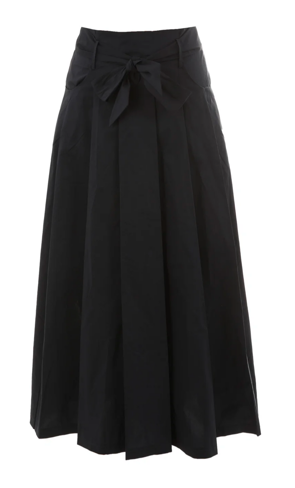 Hev Black Pleated Skirt w/ Belt Tie