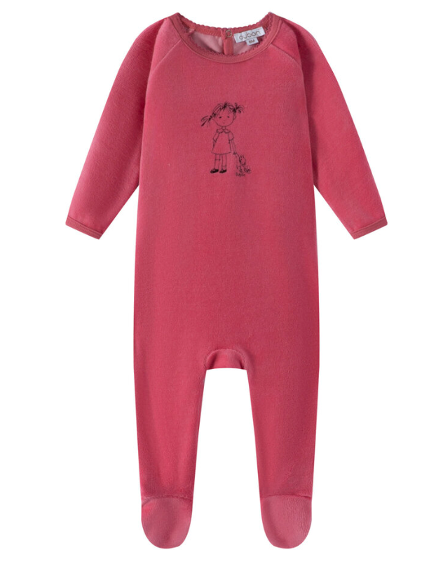 Oubon Doll Print Footie