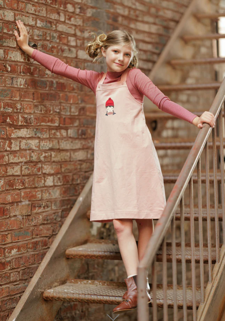 Ely’s & Co. Pink Jumper w/ Turtleneck