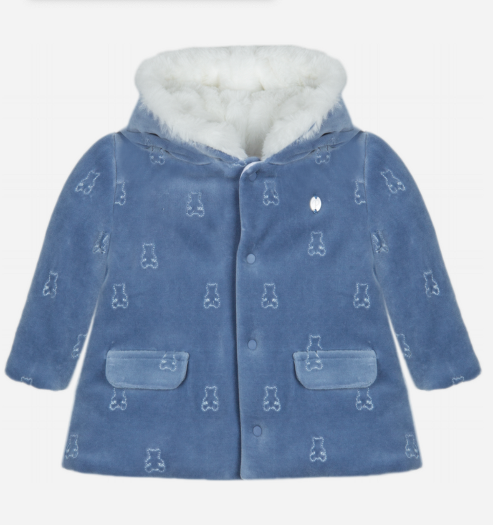 Patachou Blue Velour Jacket