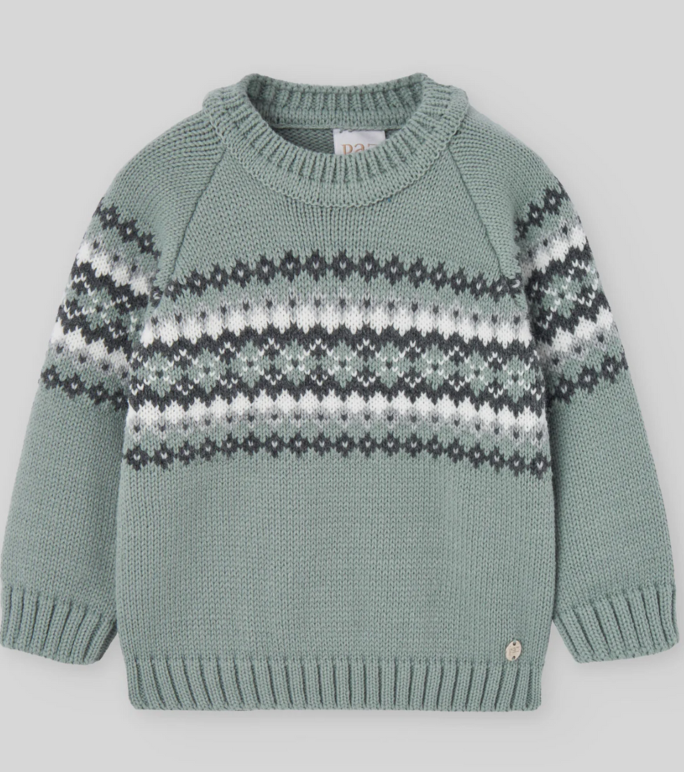 Paz Valley Green Knit Pullover