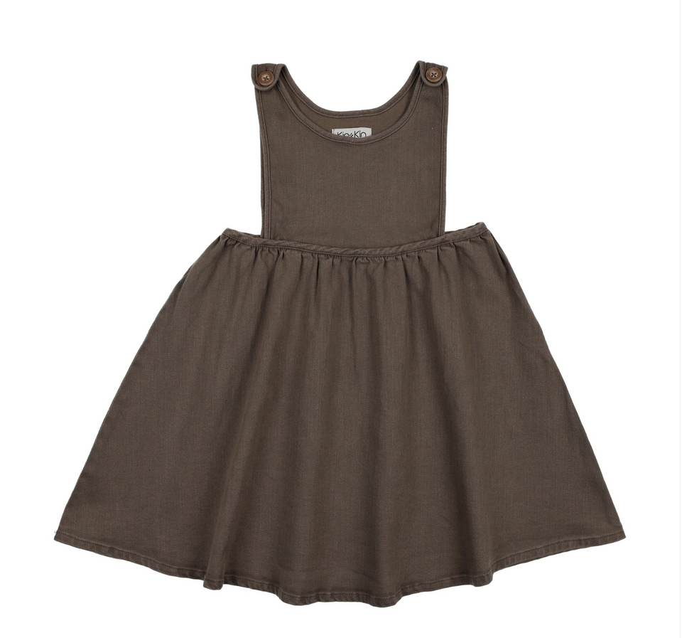 Kin Kin Chestnut Pinafore Jumper