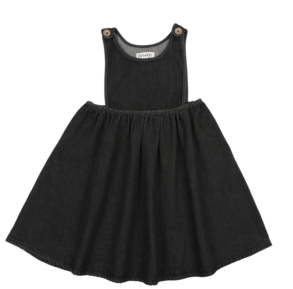 Kin Kin Black Pinafore Jumper