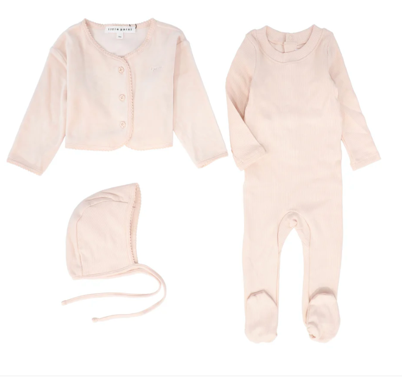 Little Parni Pink Baby Layette Set