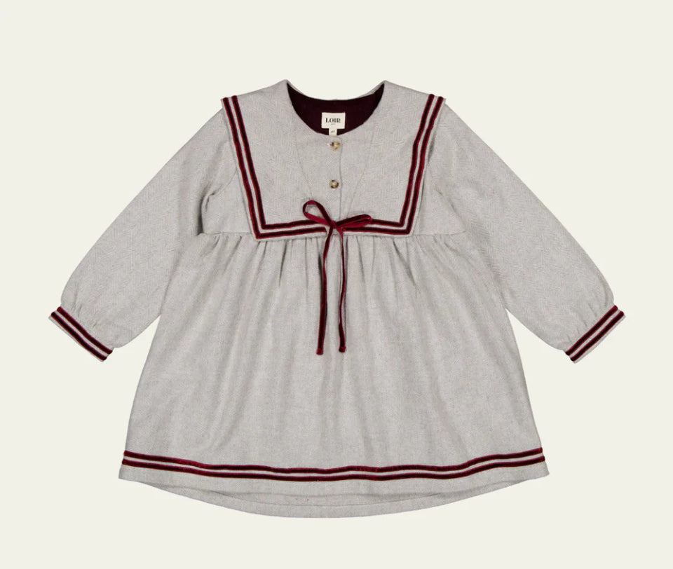 Loir Lotti Grey Baby Dress