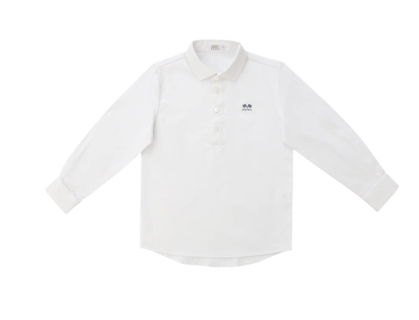 Coco Blanc Boys White Shirt