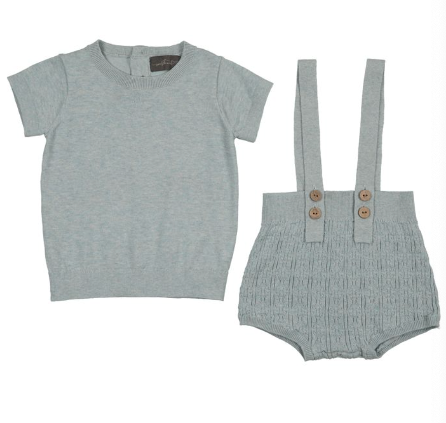 Sweet Threads Ocean Textured Blue Set