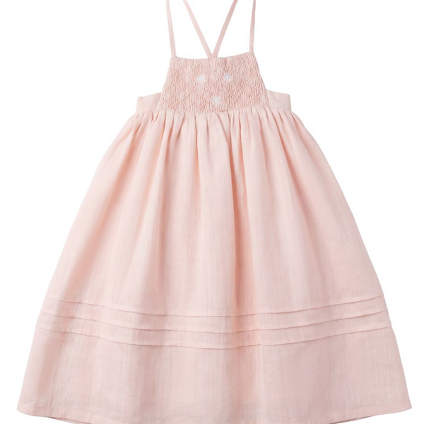 Calla Lili Pink Daisies Girl Dress – Elegant Child NY