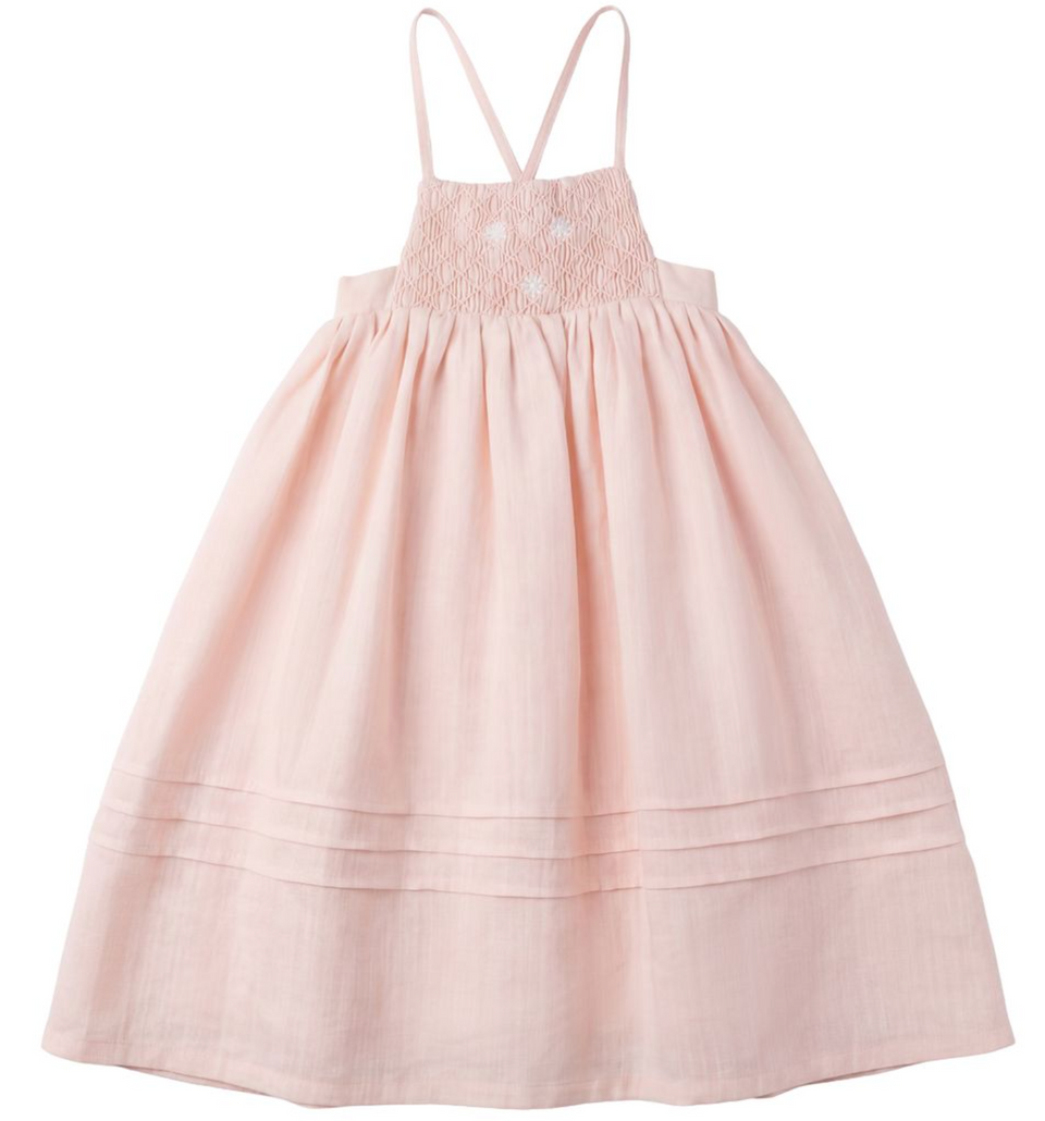 Calla Lili Pink Daisies Girl Dress Elegant Child NY Calla Lili Pink Daisies Girl Dress Elegant Child NY