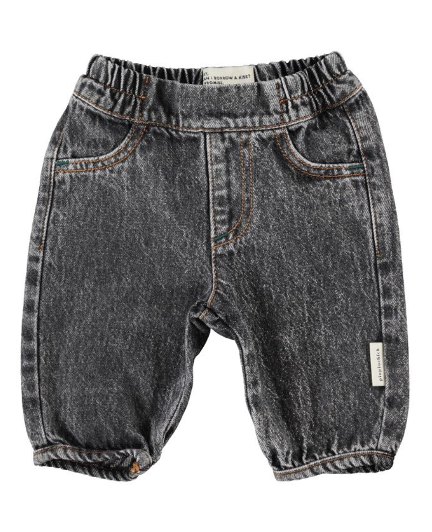 Piupiuchick Washed Black Pants