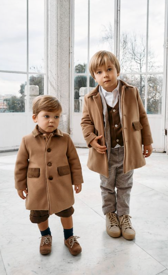 Patachou Beige Escuro Mouflon Coat