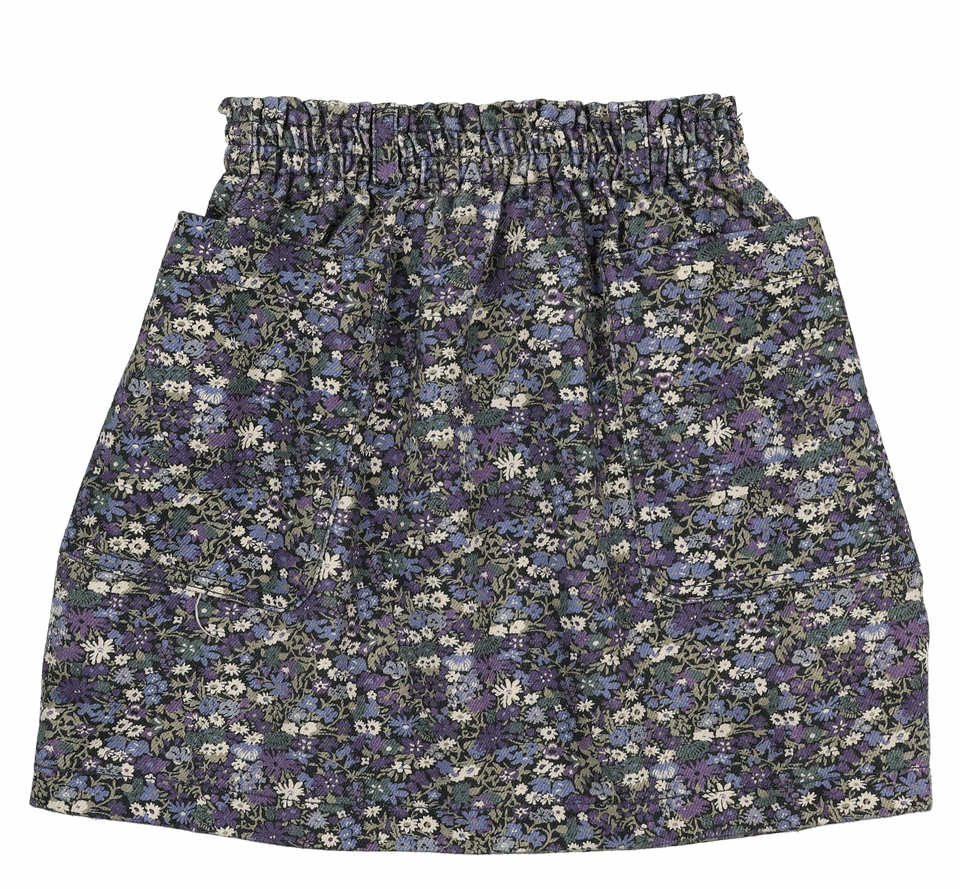 Farren & Me Navy Liberty Print Denim Set
