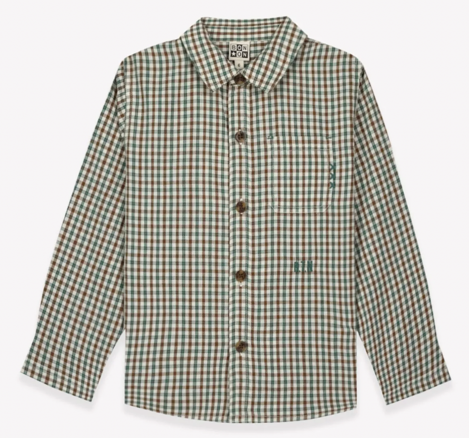 Bonton Mini Check Sunday Top