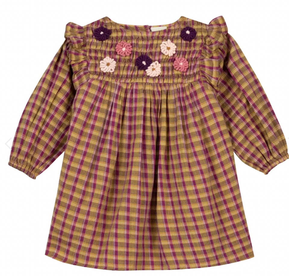 Bonton Carreaux Swinging London Baby Dress