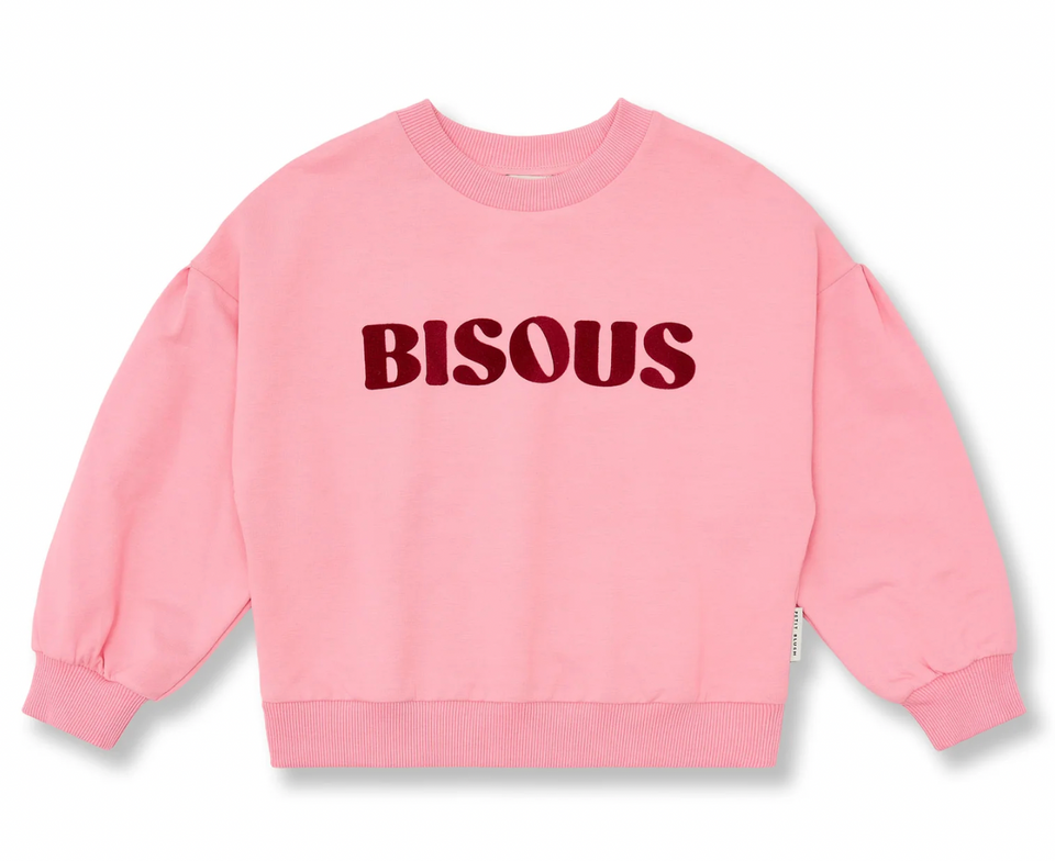 Petit Blush Rose Easy Bisous Sweater