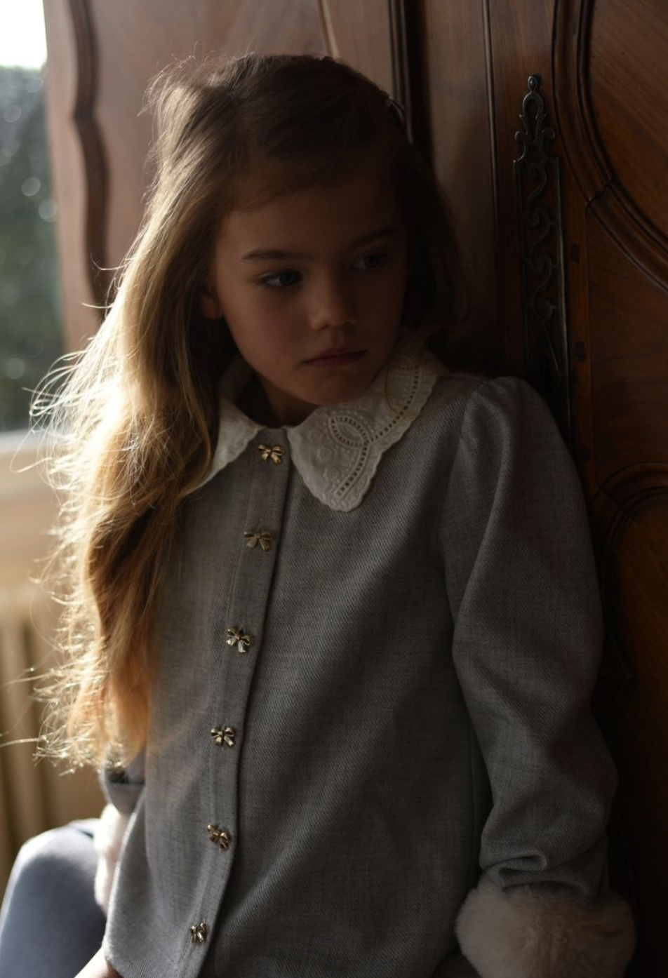 LRDM Elle Grey Blouse