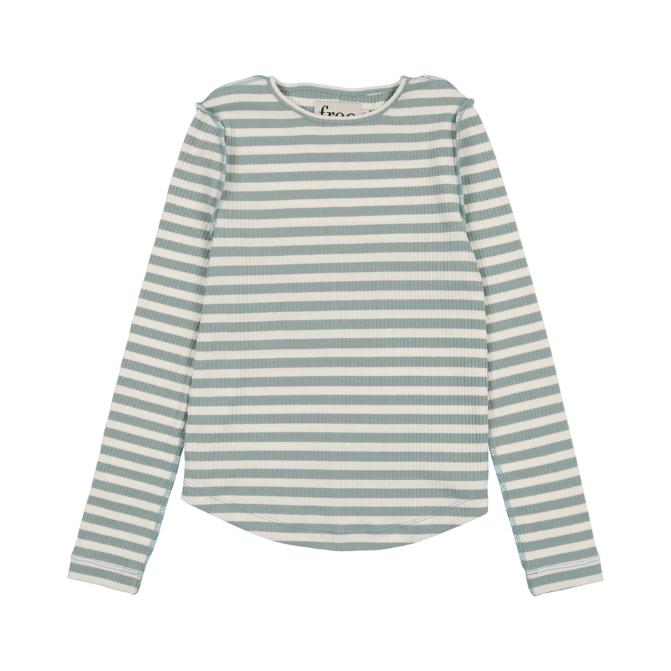 Froo Blue and White Striped Tee