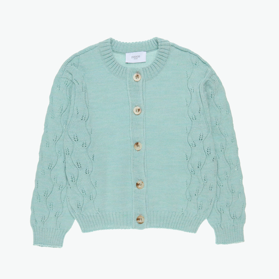 Paade Mode Tempo Light Blue Cardigan