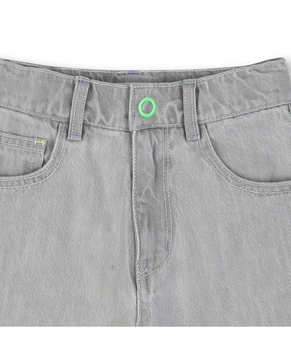 Billie Blush Denim Grey "Stay Cool" Bermuda Shorts