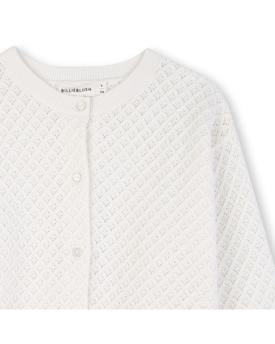Billie Blush Lily Knit Glitter Cardigan
