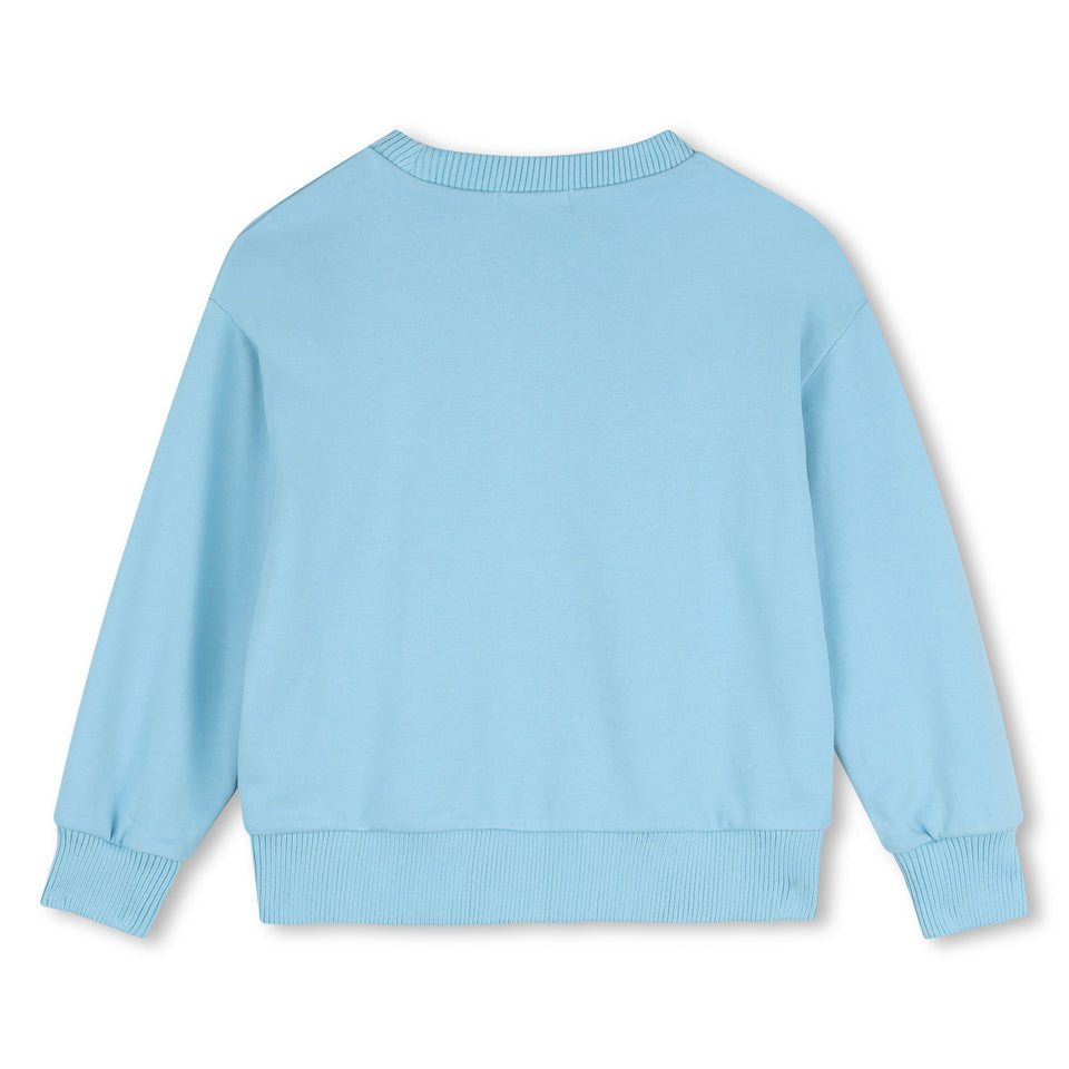 Billie Blush Blue Smile & Repeat Crewneck Sweatshirt