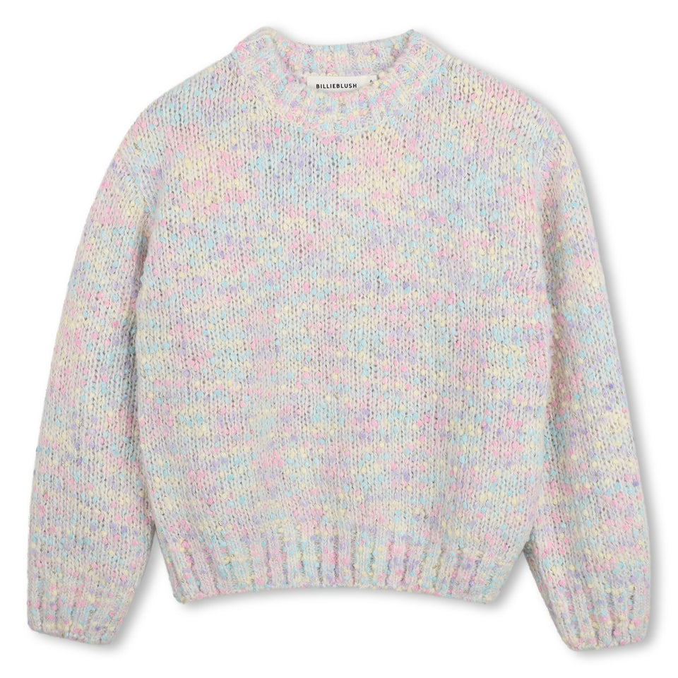 Billie Blush Multicolor Shiny Knit Sweater