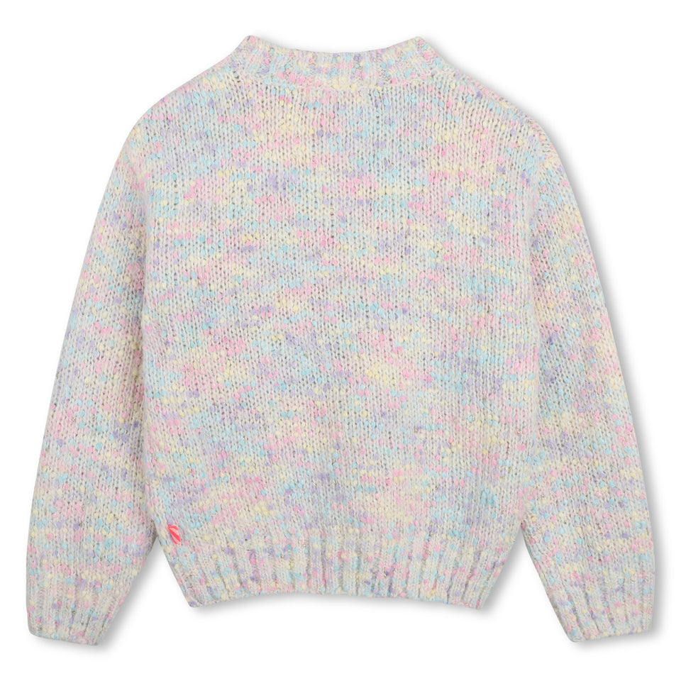 Billie Blush Multicolor Shiny Knit Sweater